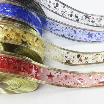 100 Yard 2'' ( 5CM ) Width Wedding Decoration Christmas Birthday Party Decoration Organza Ribbon Printing Star Ribbon
100 Yard 2'' ( 5CM ) Width Wedding Decoration Christmas Birthday Party Decoration Organza Ribbon Printing Star Ribbon