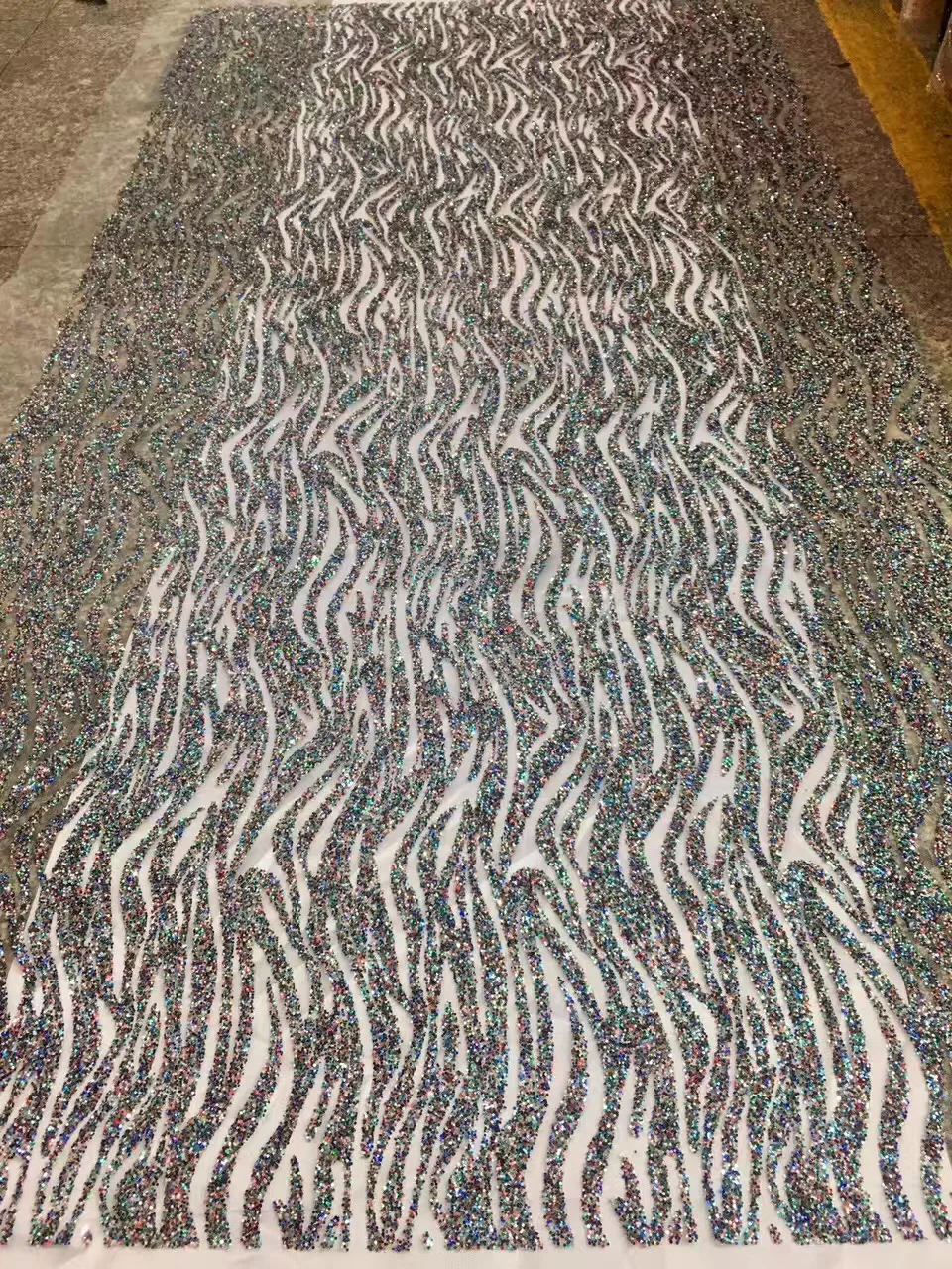 Latest French Nigerian Laces Fabrics High Quality African Laces Fabric Wedding Glued glitter sequins Tulle Lace SUSIA-150-133
Latest French Nigerian Laces Fabrics High Quality African Laces Fabric Wedding Glued glitter sequins Tulle Lace SUSIA-150-133