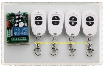AC220V 2CH RF Wireless Mini Switch Relay Receiver Remote Controllers & 4* White AB keys Waterproof Transmitter Toggle Momentary
AC220V 2CH RF Wireless Mini Switch Relay Receiver Remote Controllers & 4* White AB keys Waterproof Transmitter Toggle Momentary