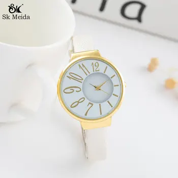 New stylish quartz watch large metal digital dial women watches Matte leather fine strap ladies watch Refined simplicity SW-53
New stylish quartz watch large metal digital dial women watches Matte leather fine strap ladies watch Refined simplicity SW-53