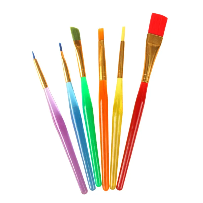 6pcs/lot Nylon Handle Paint Brush Set for Kids Watercolor Gouache Drawing Painting Art Supplies Nail Brush New Hot Sa HG99
6pcs/lot Nylon Handle Paint Brush Set for Kids Watercolor Gouache Drawing Painting Art Supplies Nail Brush New Hot Sa HG99