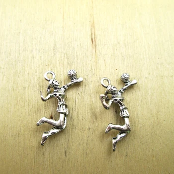 10pcs--28x19mmVolleyball Players Charms 3D Volleyball charm pendants DIY necklace/ bracelets charms antique silver tone
10pcs--28x19mmVolleyball Players Charms 3D Volleyball charm pendants DIY necklace/ bracelets charms antique silver tone