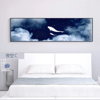 Natural Canvas Painting Nordic Poster Deer Birds Fish Posters And Prints Wall Art Pictures For Living Room Blue Sky White Clouds
Natural Canvas Painting Nordic Poster Deer Birds Fish Posters And Prints Wall Art Pictures For Living Room Blue Sky White Clouds