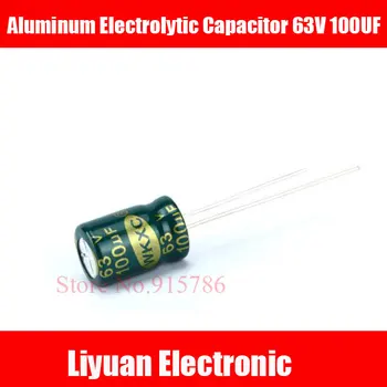20pcs Electrolytic Capacitors High Frequency 63V 100UF Aluminum Electrolytic Capacitor 8*12MM
20pcs Electrolytic Capacitors High Frequency 63V 100UF Aluminum Electrolytic Capacitor 8*12MM