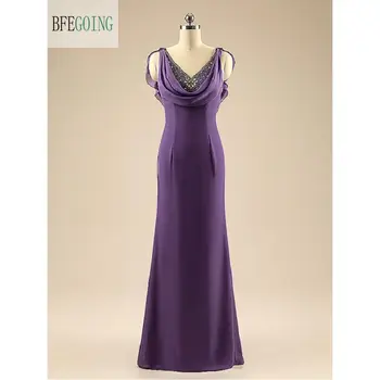 Elegant Purple Straight /Sheath Formal Evening Dress V-Neck Crystal Beaded Chiffon Long Gowns Custom made
Elegant Purple Straight /Sheath Formal Evening Dress V-Neck Crystal Beaded Chiffon Long Gowns Custom made