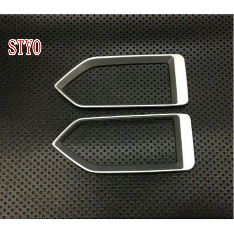 STYO Car ABS Matte Carbon Fiber Interior Central Middle Air Conditioning AC Outlet Vent Trim For 2017-2018 LHD MAZDAS CX-5 CX5 | Автомобили