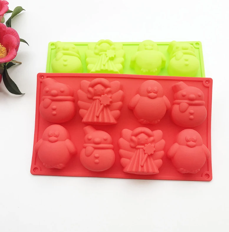 Bake 8 cake molds, butterfly princess, snowman, Penguin, Jelly pudding, hand soap tools.
Bake 8 cake molds, butterfly princess, snowman, Penguin, Jelly pudding, hand soap tools.