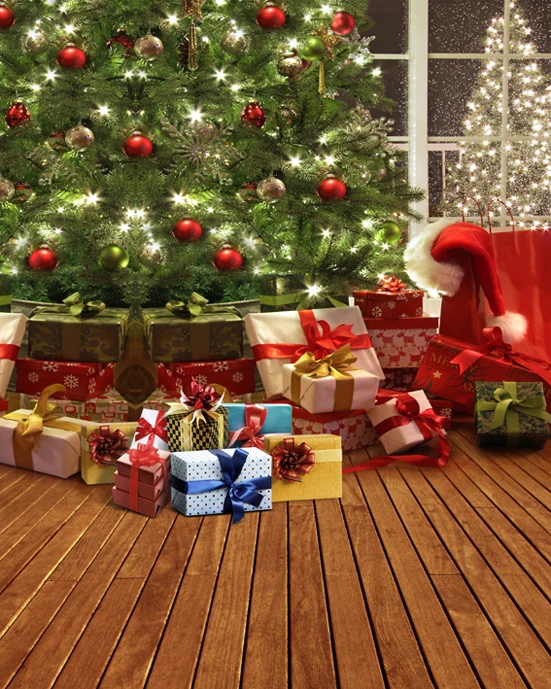 8x12FT Indoor Christmas Tree Window Gifts Wooden Floor Custom Photography Studio Backdrop Background Vinyl 8x10 8x15 10x20
8x12FT Indoor Christmas Tree Window Gifts Wooden Floor Custom Photography Studio Backdrop Background Vinyl 8x10 8x15 10x20
