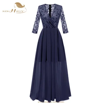 SISHION Elegant Long Dress Women Ladies Formal Vintage Evening Party Pink Wine Red Blue Sexy Maxi Lace Chiffon Dresses VD0944
SISHION Elegant Long Dress Women Ladies Formal Vintage Evening Party Pink Wine Red Blue Sexy Maxi Lace Chiffon Dresses VD0944