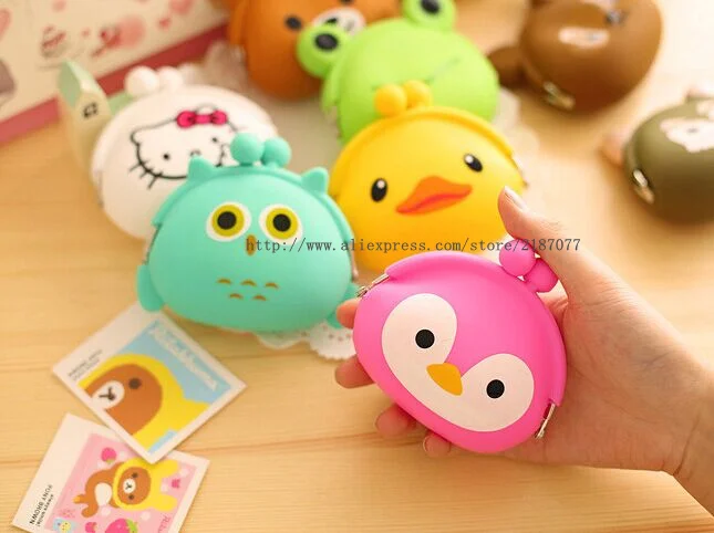 Kawaii 18Designs- Cartoon 9CM Silicone Coin Purse Wallet Pouch Case BAG ; Little Pocket Case BAG Handbag
Kawaii 18Designs- Cartoon 9CM Silicone Coin Purse Wallet Pouch Case BAG ; Little Pocket Case BAG Handbag
