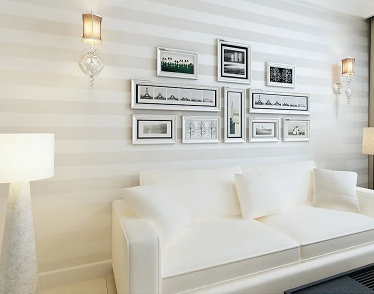 High Quality Fashion Wallpaper Roll Striped Wallpaper Wall Covering Glitter Non-woven Background Wallpaper for Living Room 10M
High Quality Fashion Wallpaper Roll Striped Wallpaper Wall Covering Glitter Non-woven Background Wallpaper for Living Room 10M