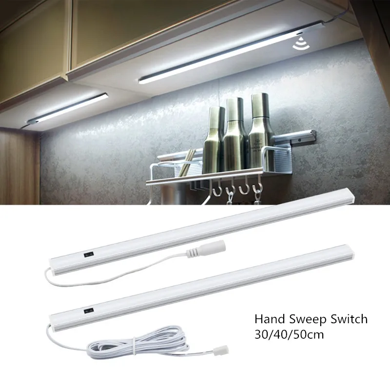 1PCS LED Under Cabinet Kitchen Light Hand Sweep Switch 30/40/50cm Bedroom Wardrobe Closet Night Light Bar Light Indoor Home Lamp
1PCS LED Under Cabinet Kitchen Light Hand Sweep Switch 30/40/50cm Bedroom Wardrobe Closet Night Light Bar Light Indoor Home Lamp