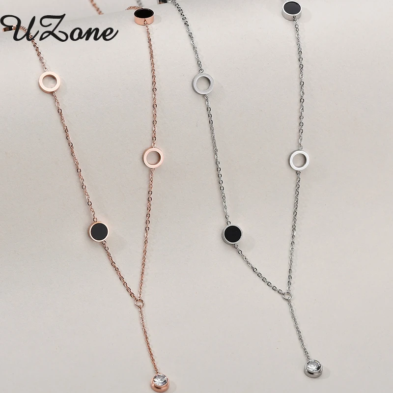 UZone Stainless Steel Llink Chain Necklaces Simple Rose Gold Rhinestone Necklaces For Women Jewelry Bijoux Bulgare
UZone Stainless Steel Llink Chain Necklaces Simple Rose Gold Rhinestone Necklaces For Women Jewelry Bijoux Bulgare