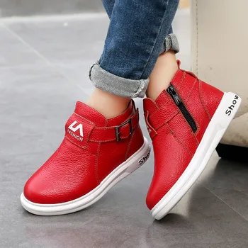 Spring And Autumn Children Shoes Outdoor Fashion Genuine Leather Boys Boots Male Child Matin Boots
Spring And Autumn Children Shoes Outdoor Fashion Genuine Leather Boys Boots Male Child Matin Boots