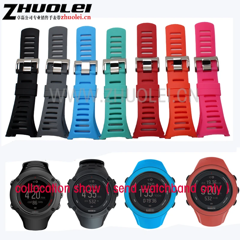 hot sell Watchband SUUNTO CORE & SUUNTO Ambit 1 2 3 2R 2S Men Watch's Rubber Strap Watch band Steel Buckle With Screwdriver 
hot sell Watchband SUUNTO CORE & SUUNTO Ambit 1 2 3 2R 2S Men Watch's Rubber Strap Watch band Steel Buckle With Screwdriver