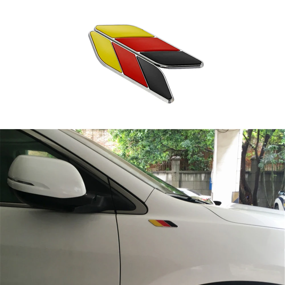 2pcs/set German Flag Pattern Fender Leaf Shape Sticker Decal car styling For Volkswagen VW polo passat b5 b6 golf 4 5 6 7 Touran
2pcs/set German Flag Pattern Fender Leaf Shape Sticker Decal car styling For Volkswagen VW polo passat b5 b6 golf 4 5 6 7 Touran