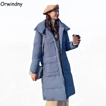 Orwindny Winter Women's Clothing 2020 Slim Hooded Long Winter Parka Female Plus Size S-3XL Wadded Jacket Down Cotton Padded Coat
Orwindny Winter Women's Clothing 2020 Slim Hooded Long Winter Parka Female Plus Size S-3XL Wadded Jacket Down Cotton Padded Coat