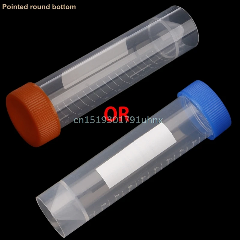 10Pcs 50ml Plastic Centrifuge Lab Test Tube Pipe Vial Container With Pointed Round Bottom
10Pcs 50ml Plastic Centrifuge Lab Test Tube Pipe Vial Container With Pointed Round Bottom