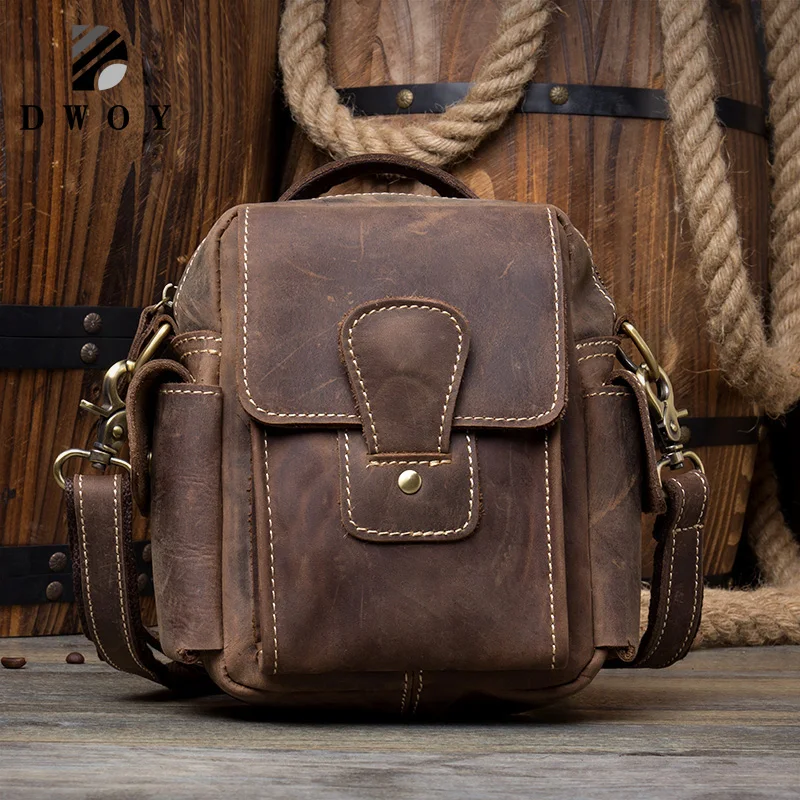 Crazy Horse Genuine Leather Men Bag Male Vintage Small Shoulder Messenger Bags Crossbody Bags Messenger Bag Men Leather
Crazy Horse Genuine Leather Men Bag Male Vintage Small Shoulder Messenger Bags Crossbody Bags Messenger Bag Men Leather