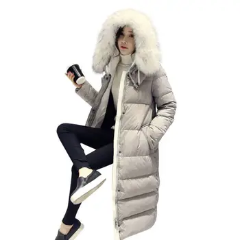 Maxi Coats Thicken Winter Jacket Women 2019 Fur Collar Over Knee Long Winter Jacket Parka Warm Cotton Coat Chaqueta Mujer C2601
Maxi Coats Thicken Winter Jacket Women 2019 Fur Collar Over Knee Long Winter Jacket Parka Warm Cotton Coat Chaqueta Mujer C2601