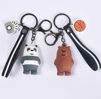 Cute Cartoon Silicone Bear Panda Animal Doll Keychain for Women Men Bag Charm Key Chains Porte Clef Boyfriend Girfriend Gift 
Cute Cartoon Silicone Bear Panda Animal Doll Keychain for Women Men Bag Charm Key Chains Porte Clef Boyfriend Girfriend Gift