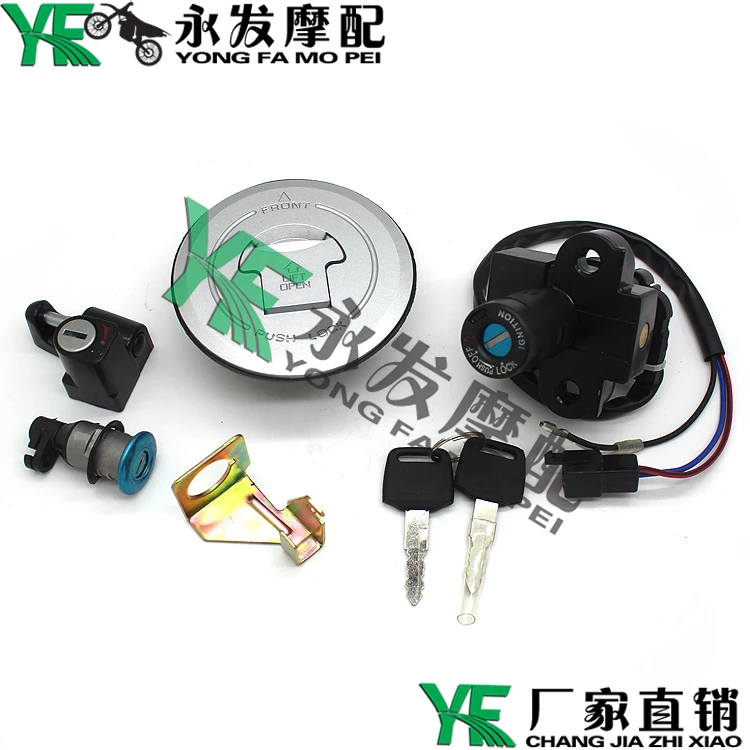 Full set motorcycle locks Motorcycle Fuel Gas Tank Cap Cover Lock Key Electric Bicycle Lock For HONDA VTR250 VTR 250 CB250 CB
Full set motorcycle locks Motorcycle Fuel Gas Tank Cap Cover Lock Key Electric Bicycle Lock For HONDA VTR250 VTR 250 CB250 CB
