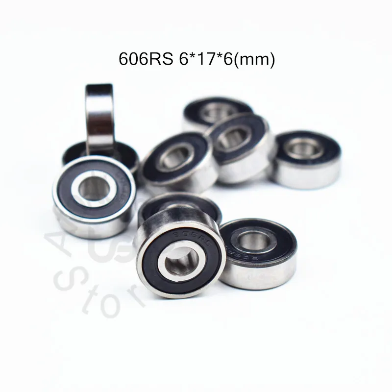 606 606RS 6*17*6(mm) 10pieces Bearing free shipping ABEC-5 rubber Sealed Miniature Mini Bearing 606 606RS chrome steel bearings
606 606RS 6*17*6(mm) 10pieces Bearing free shipping ABEC-5 rubber Sealed Miniature Mini Bearing 606 606RS chrome steel bearings