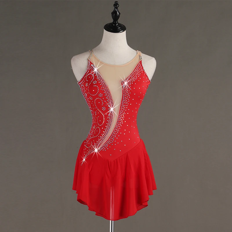 crystal custom figure skating dress woman kids girl adult figure skating dress ice skating dress woman girl Customizable color
crystal custom figure skating dress woman kids girl adult figure skating dress ice skating dress woman girl Customizable color