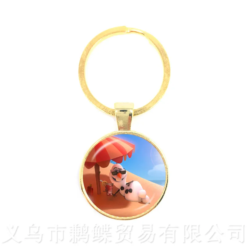Lovely Olaf Keychains Jewelry Glass Cabochon Princess Anna Snow Queen Keyring For Men Women Kids
Lovely Olaf Keychains Jewelry Glass Cabochon Princess Anna Snow Queen Keyring For Men Women Kids