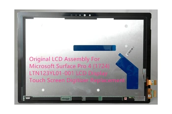 Original LCD Assembly For Microsoft Surface Pro 4 (1724) LTN123YL01-001 LCD Display Touch Screen Digitizer Replacement 
Original LCD Assembly For Microsoft Surface Pro 4 (1724) LTN123YL01-001 LCD Display Touch Screen Digitizer Replacement