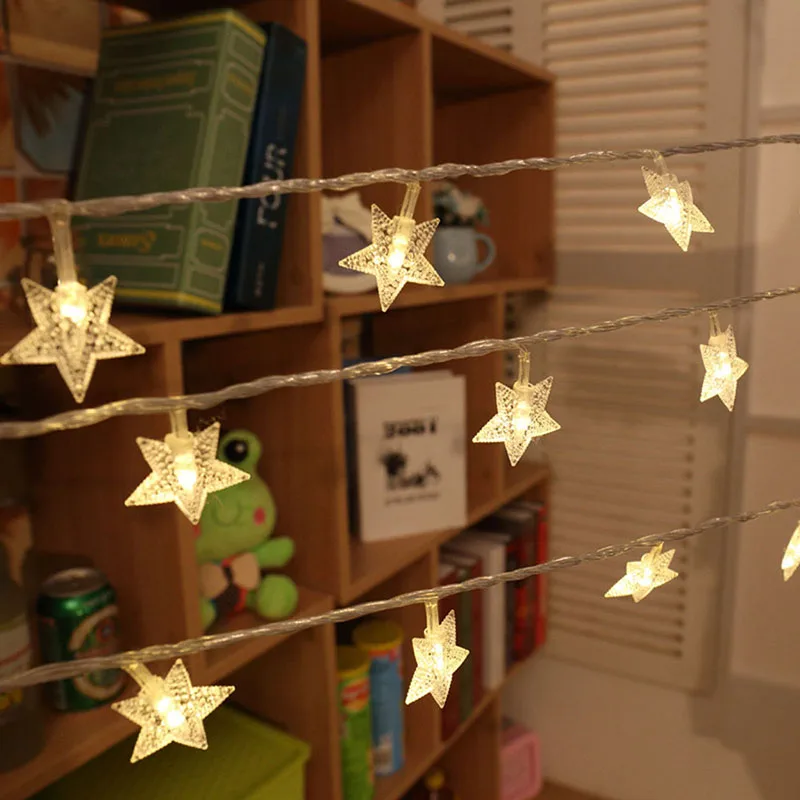 1.5m 3m Christmas LED String Light Star Flower Pine Cone Shape Battery Fairy Light Xmas Garden Room Decor Lights Wedding Party
1.5m 3m Christmas LED String Light Star Flower Pine Cone Shape Battery Fairy Light Xmas Garden Room Decor Lights Wedding Party