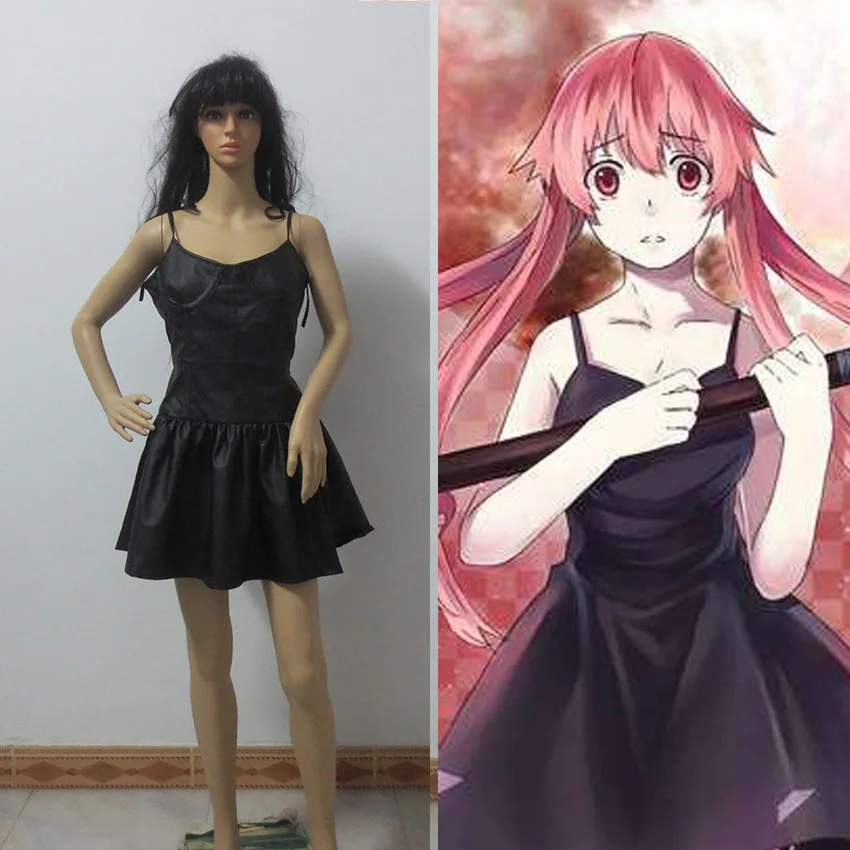 Gasai костюм Юно-Future Diary Gasai Yuno женский черный костюм для косплэя косплей в стиле манги Future Diary Suit
Gasai костюм Юно-Future Diary Gasai Yuno женский черный костюм для косплэя косплей в стиле манги Future Diary Suit