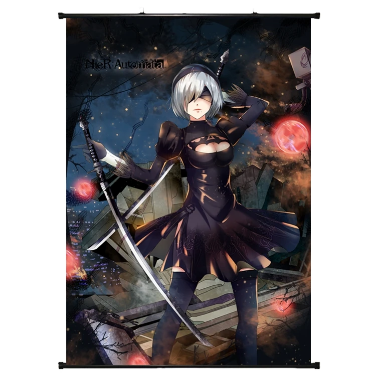 Mxdfafa Japanese Anime NieR Automata Fabric Wall Scroll Poster cartoon canvas painting Animation Scroll Painting cartoon shop
Mxdfafa Japanese Anime NieR Automata Fabric Wall Scroll Poster cartoon canvas painting Animation Scroll Painting cartoon shop
