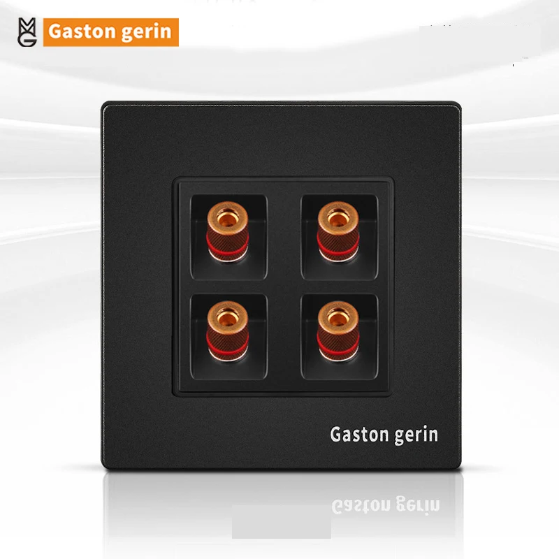 Sound Speaker Audio Junction Connector Box Wall Plate Panel Terminal Block Terminal Banana Plug Seat Jacks Speakers for Home KTV
Sound Speaker Audio Junction Connector Box Wall Plate Panel Terminal Block Terminal Banana Plug Seat Jacks Speakers for Home KTV