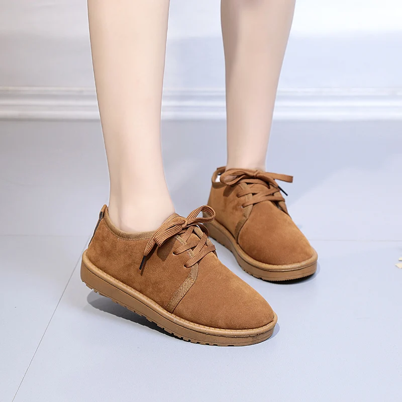 Winter Women Boots Lace Up Boots Suede Leather Winter Shoes Woman Plush Insole Botas Female Waterproof Ladies Snow Boots
Winter Women Boots Lace Up Boots Suede Leather Winter Shoes Woman Plush Insole Botas Female Waterproof Ladies Snow Boots