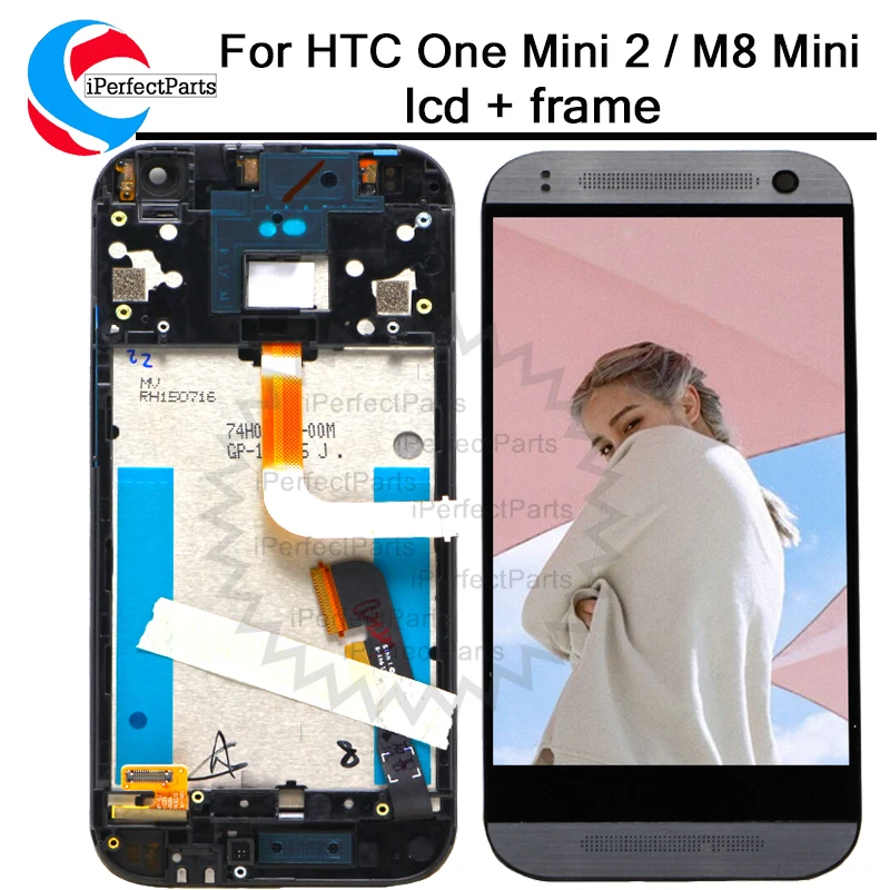 4.5" For HTC One Mini 2 LCD Display Touch Screen with frame 1920x1080 for HTC One Mini 2 LCD M8 Mini Display Digitizer Assembly
4.5" For HTC One Mini 2 LCD Display Touch Screen with frame 1920x1080 for HTC One Mini 2 LCD M8 Mini Display Digitizer Assembly