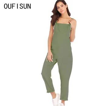 Oufisun New Fashion Summer Women's Loose Casual Jumpsuits Solid Long Length Elegant Jumpsuit Female Strap Backless Sexy Jumpsuit
Oufisun New Fashion Summer Women's Loose Casual Jumpsuits Solid Long Length Elegant Jumpsuit Female Strap Backless Sexy Jumpsuit