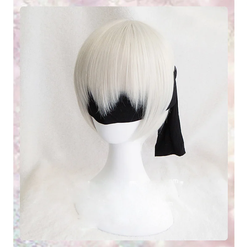 NieR:Automata 9S Silver White wig YoRHa No. 9 Model S Men Anime Cosplay wig
NieR:Automata 9S Silver White wig YoRHa No. 9 Model S Men Anime Cosplay wig