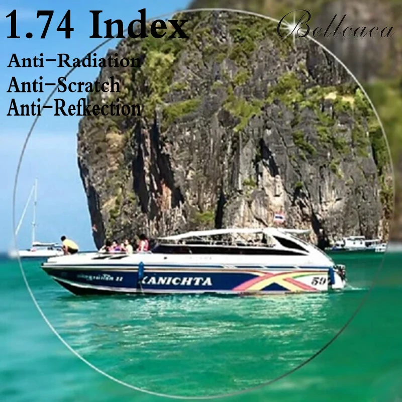 1.74 Index Aspheric Ultra thin Optical Prescription Lens CR-39 Myopia Lens Glasses Lens Anti-Radiation Reflection 2 PCS BC004
1.74 Index Aspheric Ultra thin Optical Prescription Lens CR-39 Myopia Lens Glasses Lens Anti-Radiation Reflection 2 PCS BC004