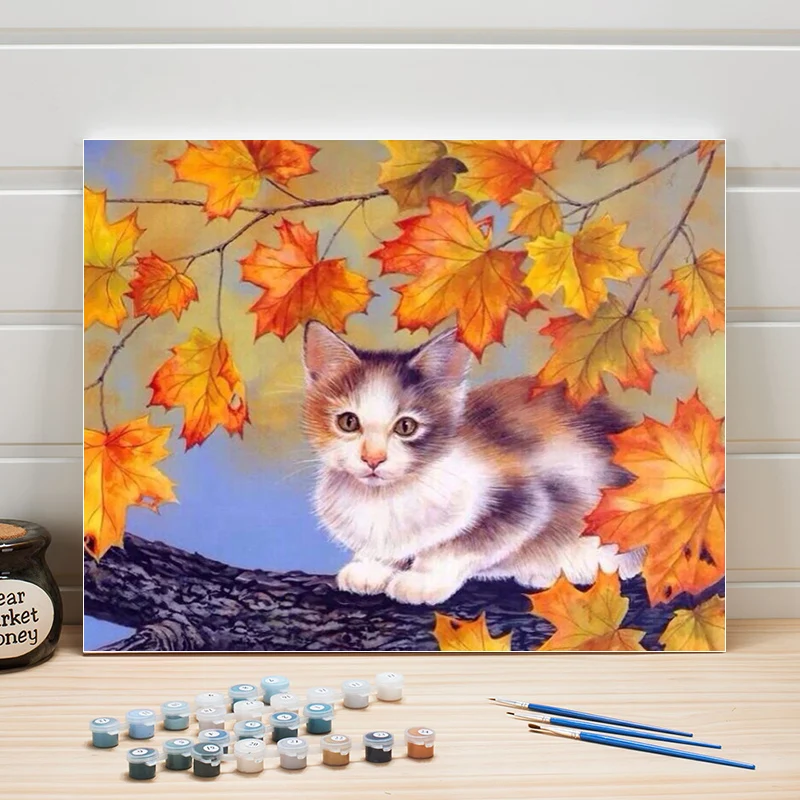 Cat Draw By Number 40x50 Animal Paints Acrylics Canvas Painting Numbers Wall Arts Pictures For Living Room One Piece Kits Adults
Cat Draw By Number 40x50 Animal Paints Acrylics Canvas Painting Numbers Wall Arts Pictures For Living Room One Piece Kits Adults