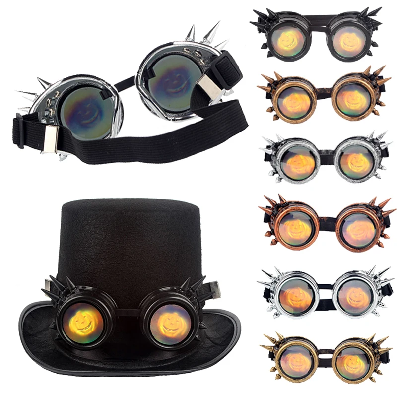 3D Pumpkin Smiling Face Lens Glasses Halloween Cosplay Vintage Style Steampunk Goggles Party Gothic Costumes Eyewear DIY Decor
3D Pumpkin Smiling Face Lens Glasses Halloween Cosplay Vintage Style Steampunk Goggles Party Gothic Costumes Eyewear DIY Decor