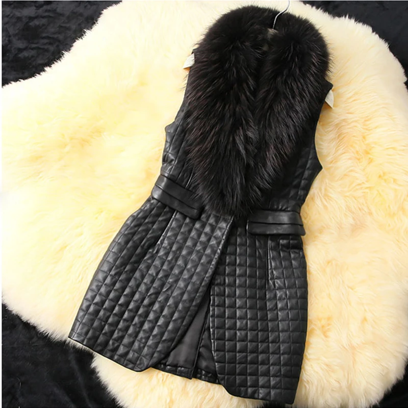 2019 Burst vest Damaoling long imitation sheep leather horse imitation fur vest jacket S-6XL
2019 Burst vest Damaoling long imitation sheep leather horse imitation fur vest jacket S-6XL