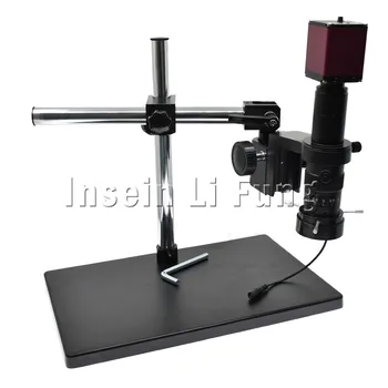 HD HDMI 1080P 60FPS Industrial Microscope Camera+10X-300X Zoom C-mount Lens+Large Base Rotating Focus Bracket+LED Light Source
HD HDMI 1080P 60FPS Industrial Microscope Camera+10X-300X Zoom C-mount Lens+Large Base Rotating Focus Bracket+LED Light Source