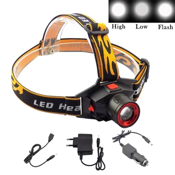 Q5 LED Headlamp Rechargeable Headlight Powerful Built-in Battery Head Lamp Torch Flashlight Zoomable Adjustable Camping Hiking
Q5 LED Headlamp Rechargeable Headlight Powerful Built-in Battery Head Lamp Torch Flashlight Zoomable Adjustable Camping Hiking