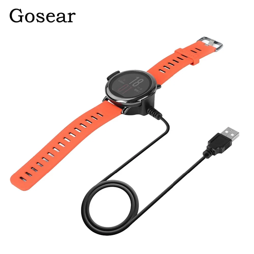 Gosear 5V 300mA 1M USB Charging Cable Cradle Charger for Xiami Xiomi Xiaomi Huami Amazfit Smart Watch Band Wristband Accessories
Gosear 5V 300mA 1M USB Charging Cable Cradle Charger for Xiami Xiomi Xiaomi Huami Amazfit Smart Watch Band Wristband Accessories