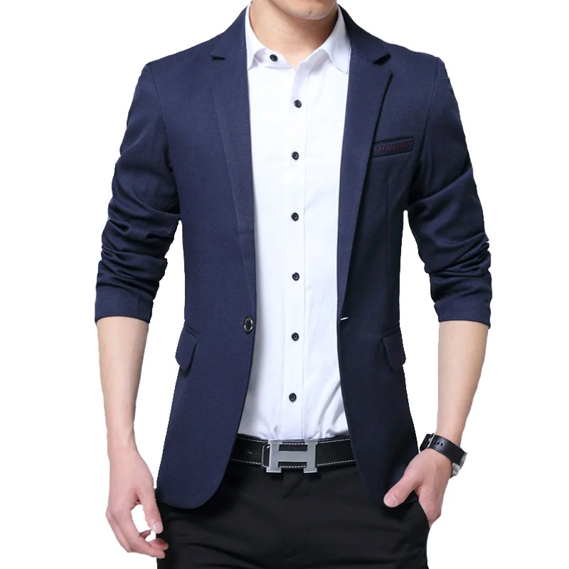2018 New Fashion Casual Men Blazer Cotton Slim Korea Style Solid Suit Blazer Masculino Male Suits Jacket Blazers Men M-5XL
2018 New Fashion Casual Men Blazer Cotton Slim Korea Style Solid Suit Blazer Masculino Male Suits Jacket Blazers Men M-5XL