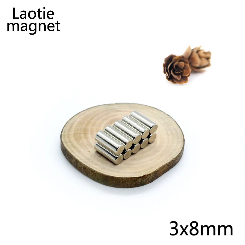 50Pcs 3x8 Neodymium Magnet Permanent N35 NdFeB Disc 3mm x 8mm Super Strong Powerful Small Round Cylinder Magnetic Material
50Pcs 3x8 Neodymium Magnet Permanent N35 NdFeB Disc 3mm x 8mm Super Strong Powerful Small Round Cylinder Magnetic Material