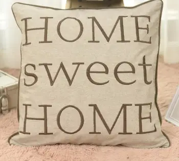 50x50cm SWEET HOME embroidered cushion cover Modern letter lumbar pillowcase decorative pillow case sofa pillow cover
50x50cm SWEET HOME embroidered cushion cover Modern letter lumbar pillowcase decorative pillow case sofa pillow cover