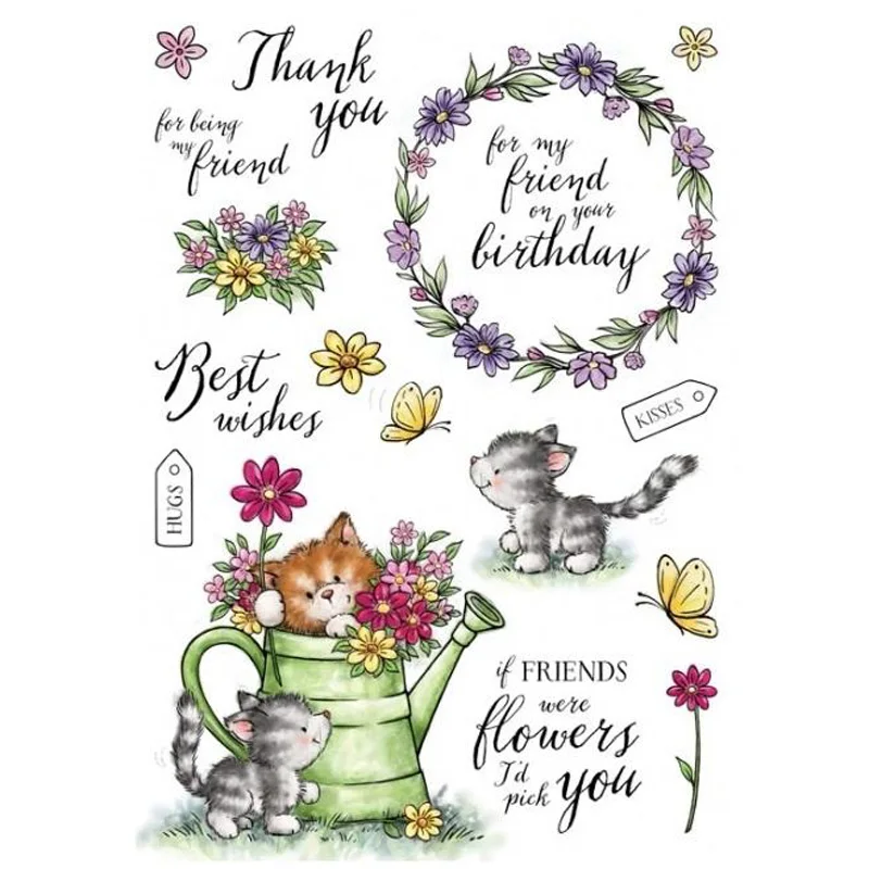 2019 Transparent Clear Silicone Stamp Set for DIY Scrapbooking/Photo Album Card Making Decorative Stamps Cat / Thanks
2019 Transparent Clear Silicone Stamp Set for DIY Scrapbooking/Photo Album Card Making Decorative Stamps Cat / Thanks