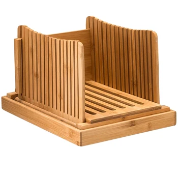 Top Sale Bamboo Bread Slicer Cutting Guide - Wood Bread Cutter For Homemade Bread, Loaf Cakes, Bagels Foldable And Compact Wit
Top Sale Bamboo Bread Slicer Cutting Guide - Wood Bread Cutter For Homemade Bread, Loaf Cakes, Bagels Foldable And Compact Wit